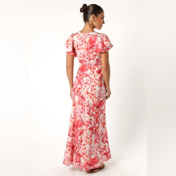 Ramsey Maxi Dress - Red Floral In A Size Large - Picture 5 of 8